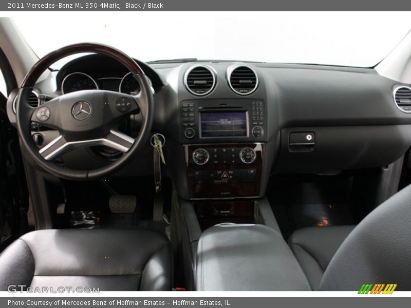 Black / Black 2011 Mercedes-Benz ML 350 4Matic