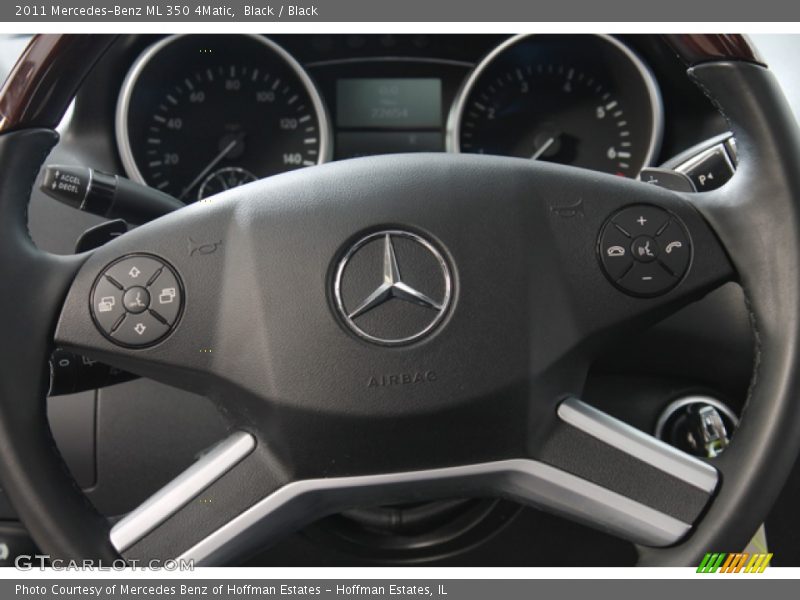 Black / Black 2011 Mercedes-Benz ML 350 4Matic