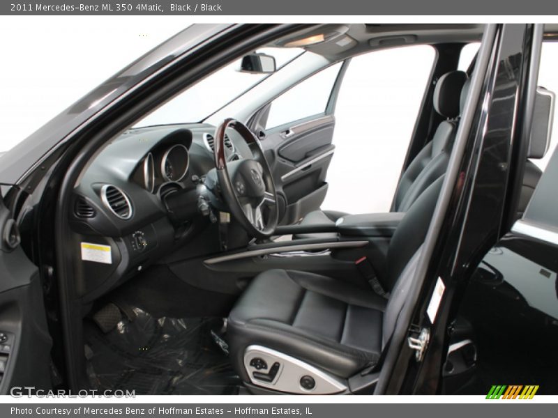 Black / Black 2011 Mercedes-Benz ML 350 4Matic