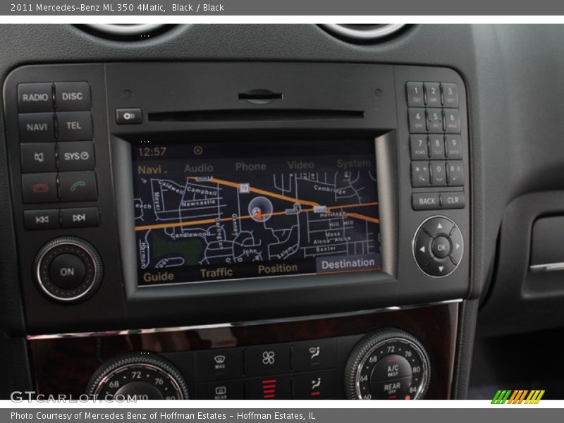 Black / Black 2011 Mercedes-Benz ML 350 4Matic