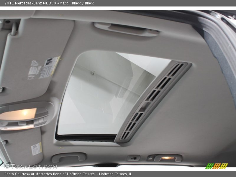 Black / Black 2011 Mercedes-Benz ML 350 4Matic