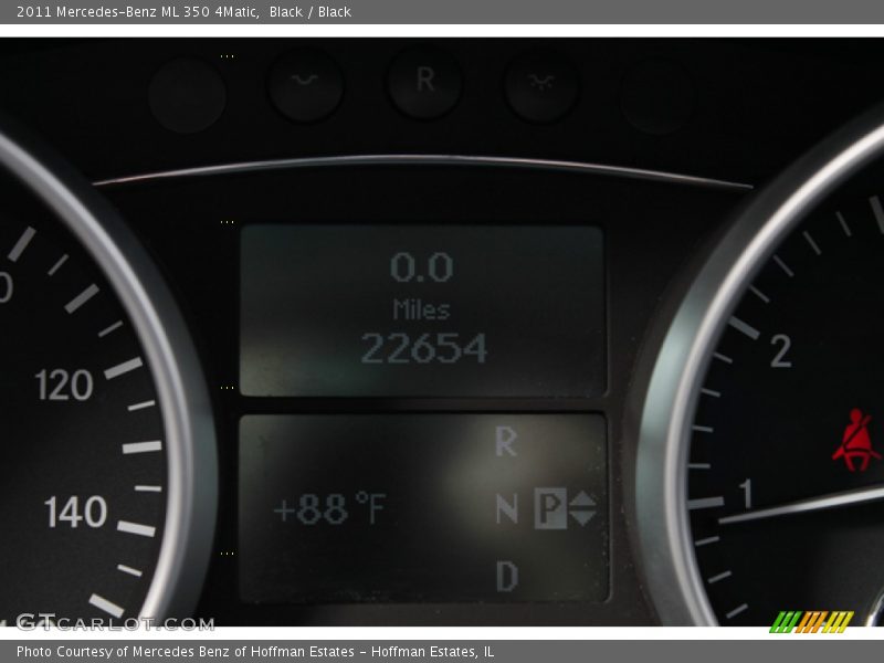 Black / Black 2011 Mercedes-Benz ML 350 4Matic