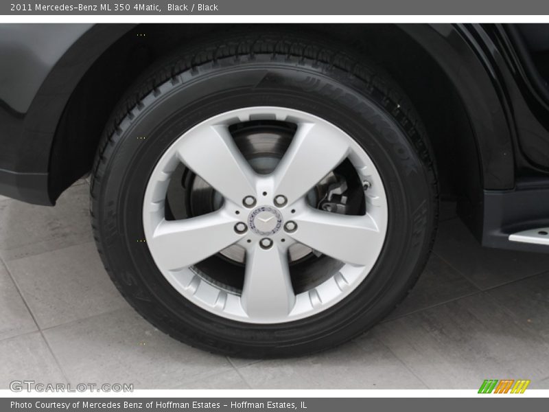Black / Black 2011 Mercedes-Benz ML 350 4Matic