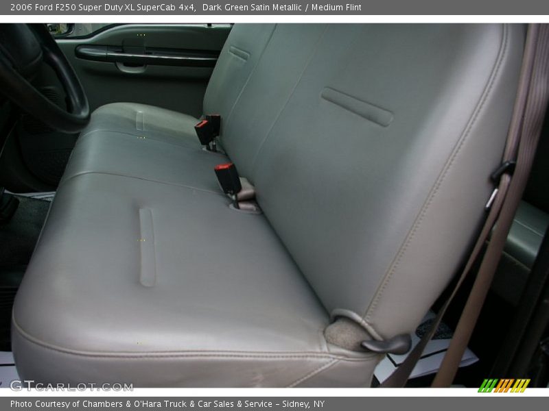 Dark Green Satin Metallic / Medium Flint 2006 Ford F250 Super Duty XL SuperCab 4x4