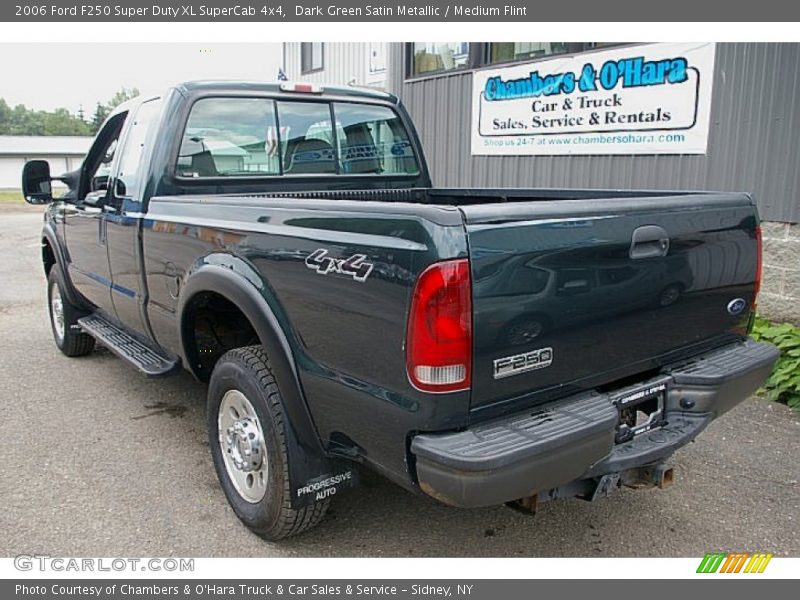 Dark Green Satin Metallic / Medium Flint 2006 Ford F250 Super Duty XL SuperCab 4x4