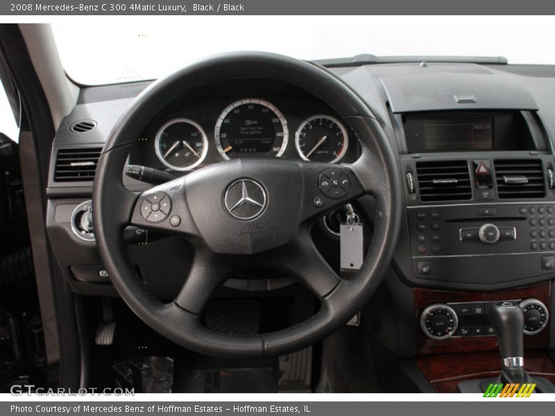 Black / Black 2008 Mercedes-Benz C 300 4Matic Luxury