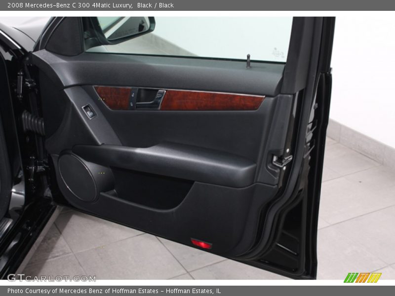 Black / Black 2008 Mercedes-Benz C 300 4Matic Luxury