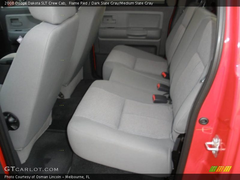 Flame Red / Dark Slate Gray/Medium Slate Gray 2008 Dodge Dakota SLT Crew Cab