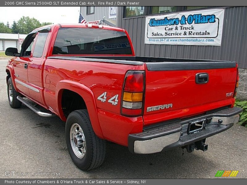 Fire Red / Dark Pewter 2006 GMC Sierra 2500HD SLT Extended Cab 4x4