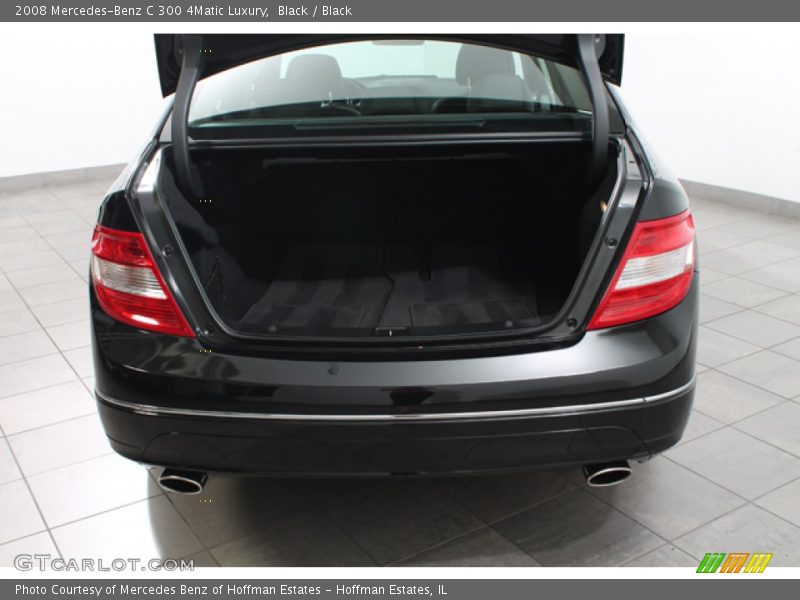 Black / Black 2008 Mercedes-Benz C 300 4Matic Luxury