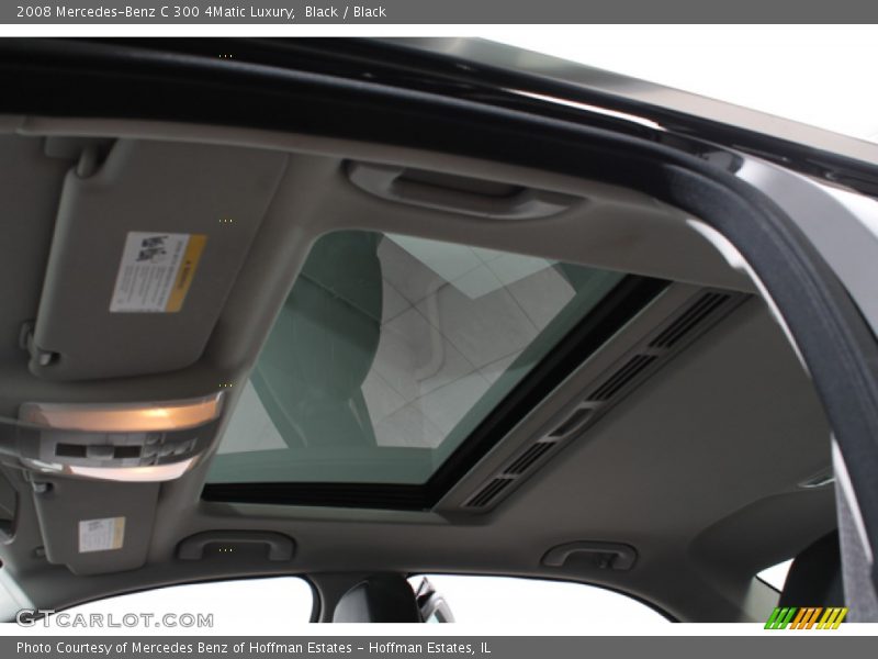 Black / Black 2008 Mercedes-Benz C 300 4Matic Luxury