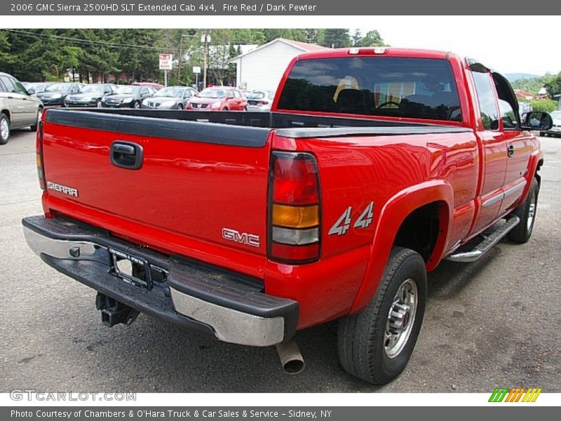 Fire Red / Dark Pewter 2006 GMC Sierra 2500HD SLT Extended Cab 4x4