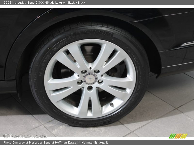 Black / Black 2008 Mercedes-Benz C 300 4Matic Luxury