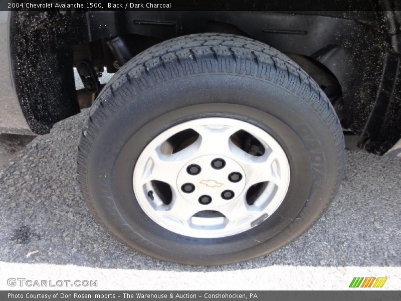 Black / Dark Charcoal 2004 Chevrolet Avalanche 1500