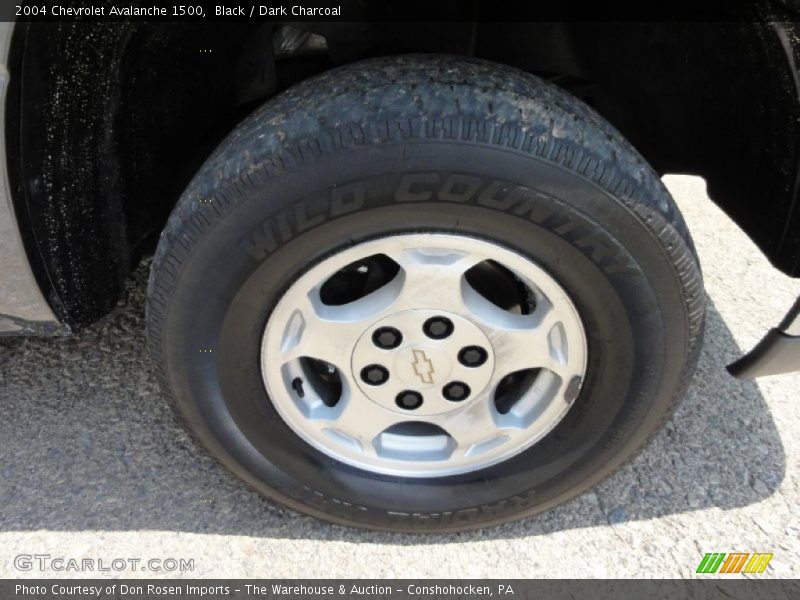 Black / Dark Charcoal 2004 Chevrolet Avalanche 1500