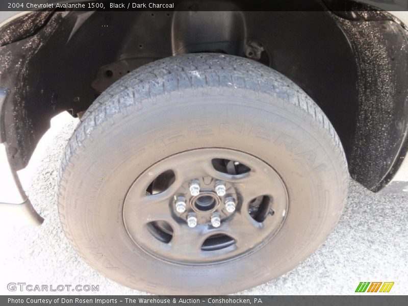 Black / Dark Charcoal 2004 Chevrolet Avalanche 1500