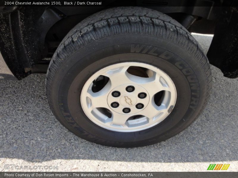 Black / Dark Charcoal 2004 Chevrolet Avalanche 1500