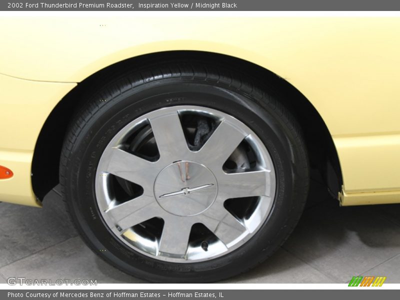 Inspiration Yellow / Midnight Black 2002 Ford Thunderbird Premium Roadster