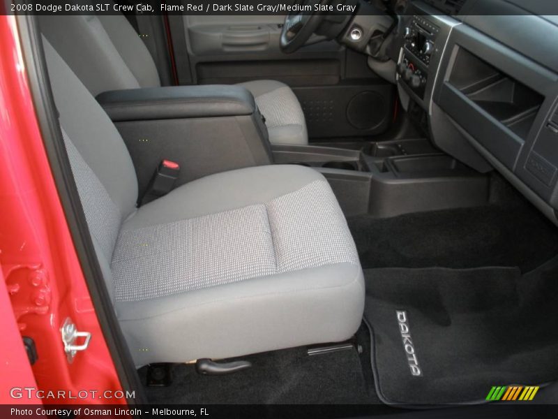 Flame Red / Dark Slate Gray/Medium Slate Gray 2008 Dodge Dakota SLT Crew Cab