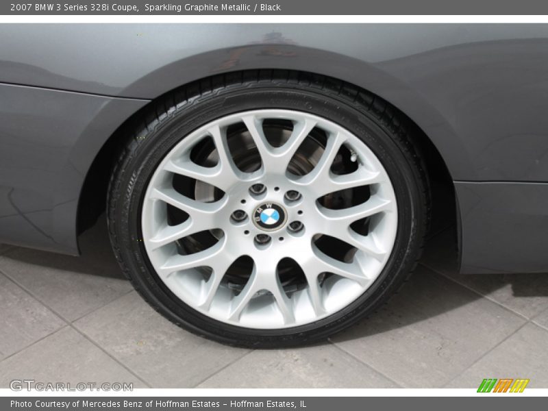 Sparkling Graphite Metallic / Black 2007 BMW 3 Series 328i Coupe