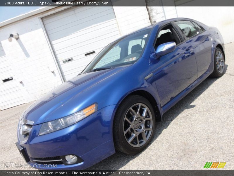 Kinetic Blue Pearl / Ebony/Silver 2008 Acura TL 3.5 Type-S