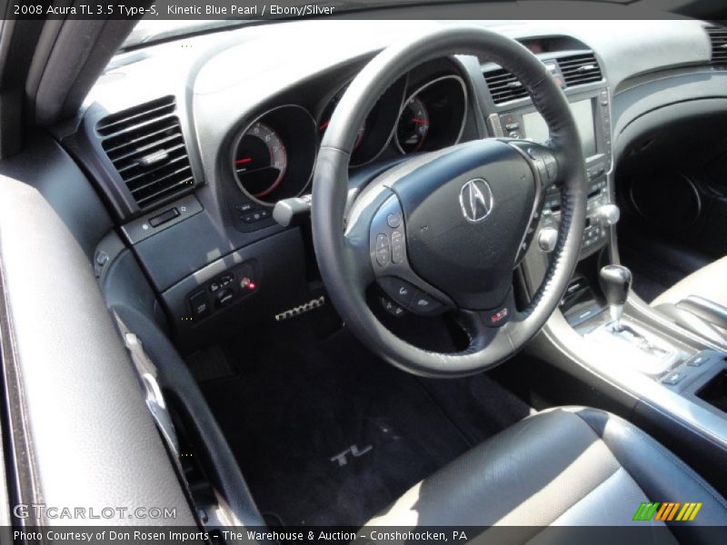 Kinetic Blue Pearl / Ebony/Silver 2008 Acura TL 3.5 Type-S