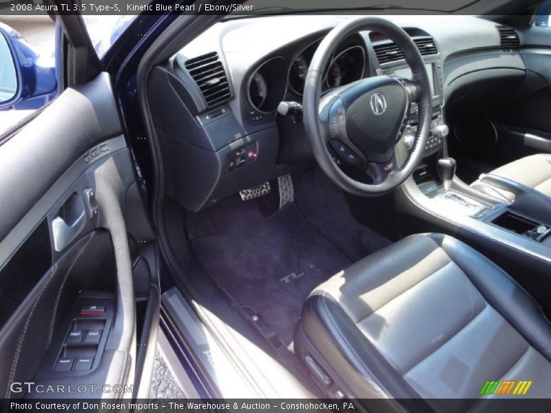 Kinetic Blue Pearl / Ebony/Silver 2008 Acura TL 3.5 Type-S