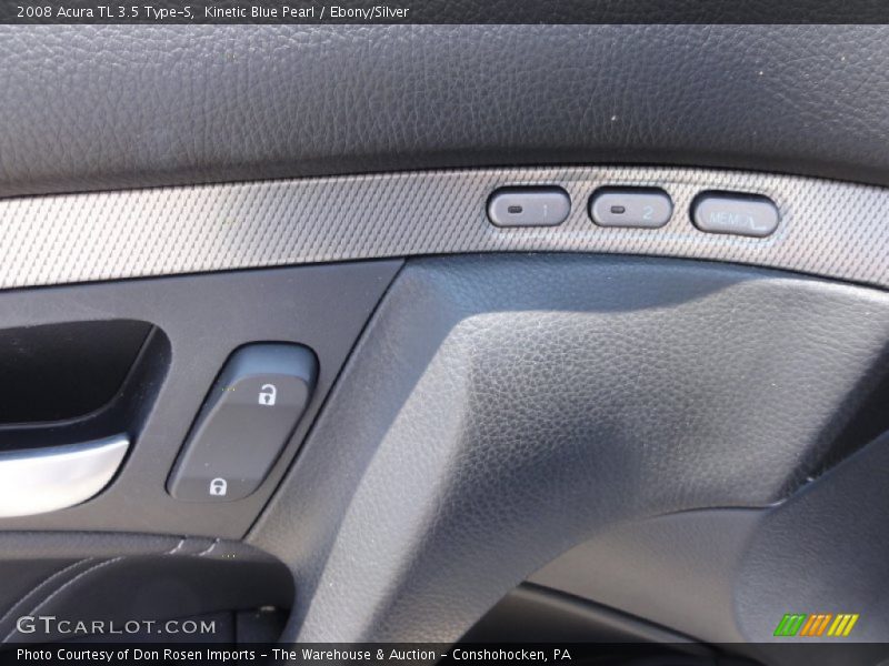 Kinetic Blue Pearl / Ebony/Silver 2008 Acura TL 3.5 Type-S