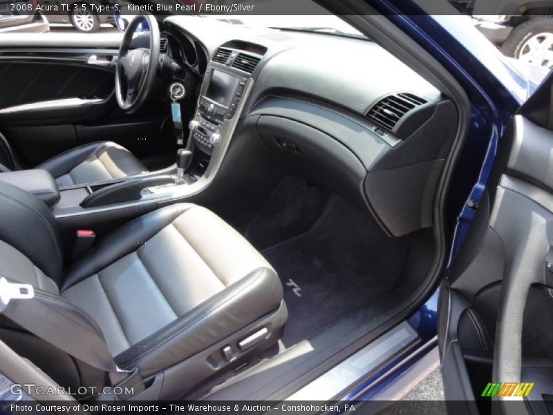 Kinetic Blue Pearl / Ebony/Silver 2008 Acura TL 3.5 Type-S