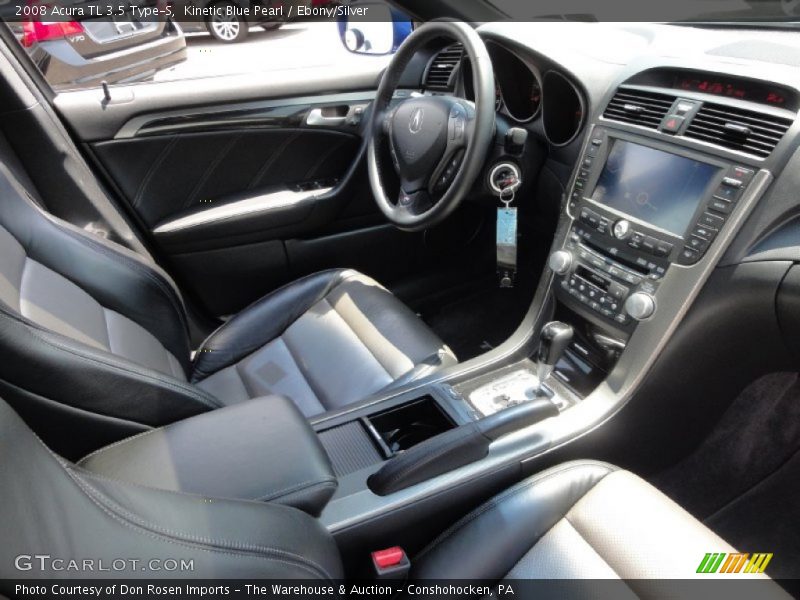Kinetic Blue Pearl / Ebony/Silver 2008 Acura TL 3.5 Type-S
