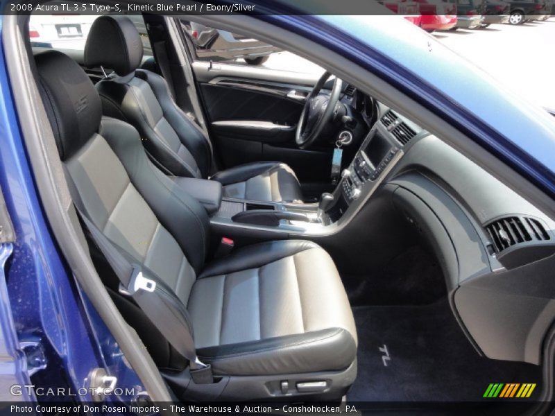 Kinetic Blue Pearl / Ebony/Silver 2008 Acura TL 3.5 Type-S