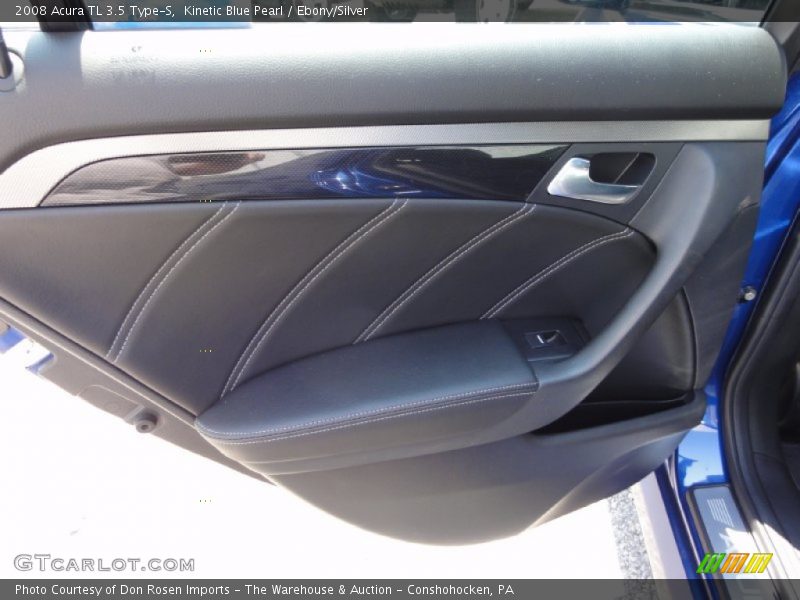 Kinetic Blue Pearl / Ebony/Silver 2008 Acura TL 3.5 Type-S