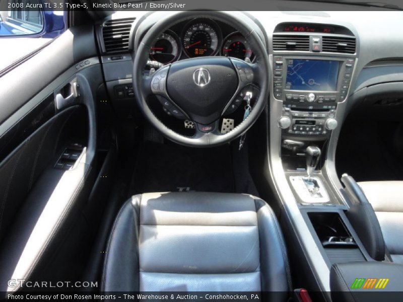 Kinetic Blue Pearl / Ebony/Silver 2008 Acura TL 3.5 Type-S