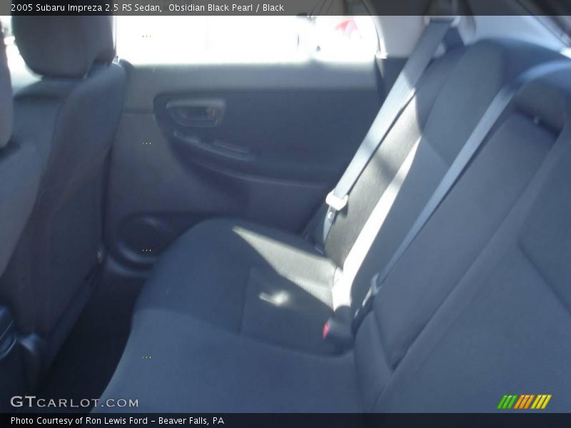 Obsidian Black Pearl / Black 2005 Subaru Impreza 2.5 RS Sedan