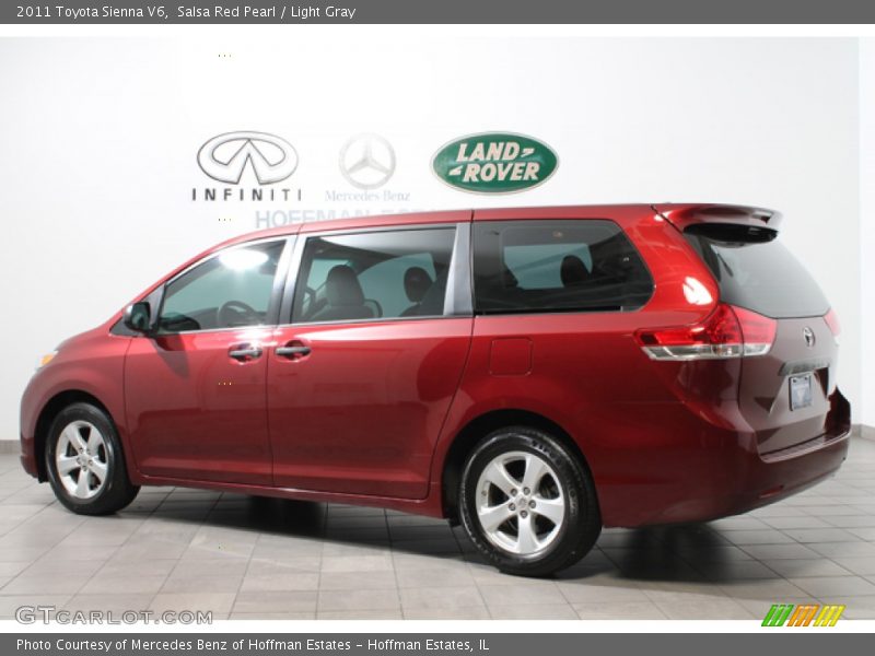 Salsa Red Pearl / Light Gray 2011 Toyota Sienna V6