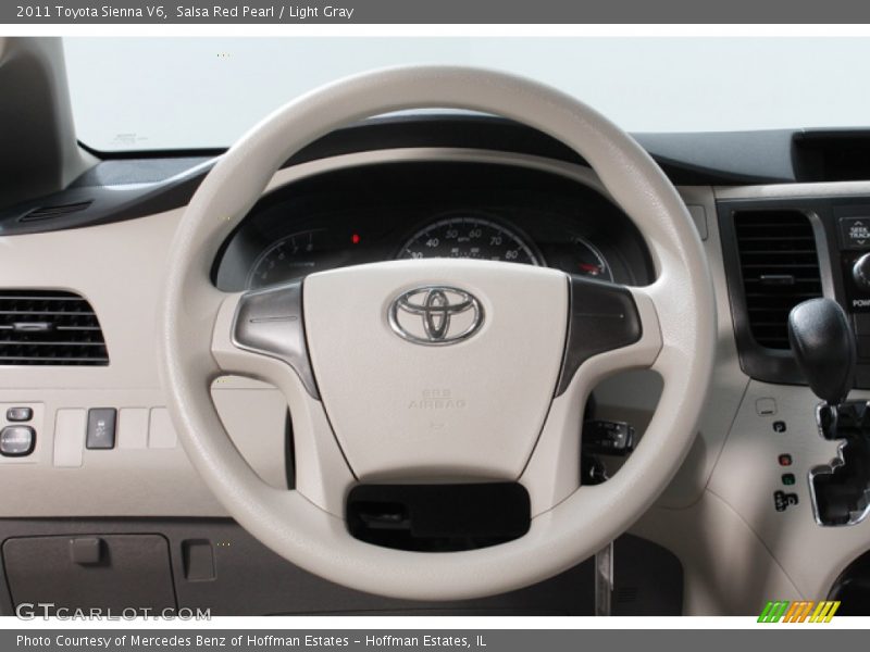 Salsa Red Pearl / Light Gray 2011 Toyota Sienna V6
