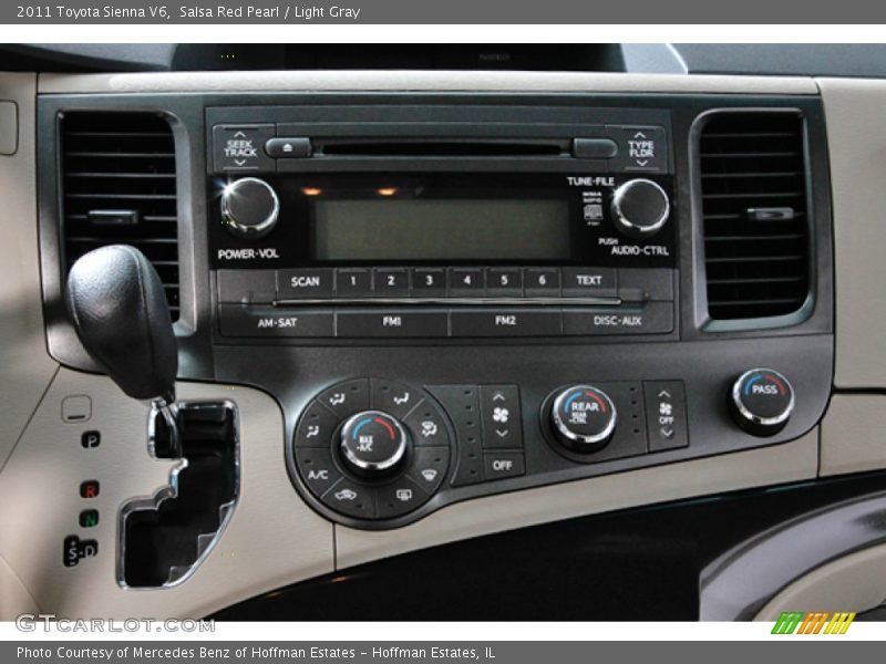 Salsa Red Pearl / Light Gray 2011 Toyota Sienna V6