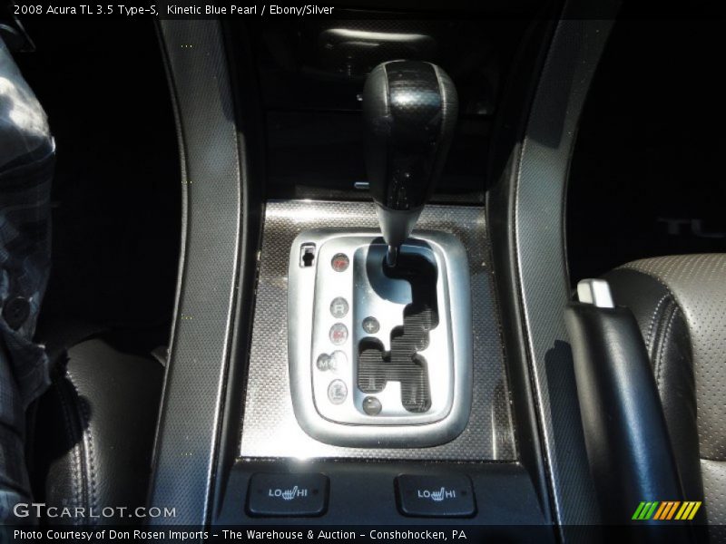 Kinetic Blue Pearl / Ebony/Silver 2008 Acura TL 3.5 Type-S