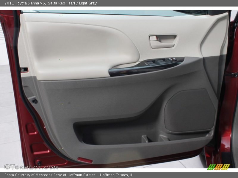 Salsa Red Pearl / Light Gray 2011 Toyota Sienna V6
