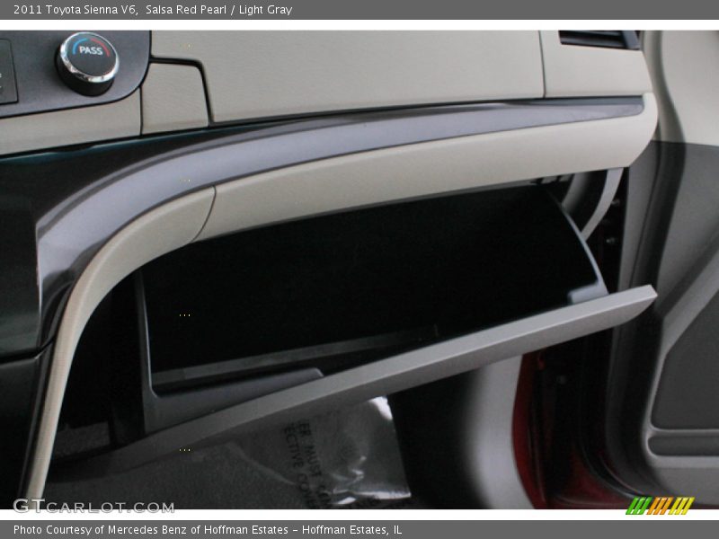 Salsa Red Pearl / Light Gray 2011 Toyota Sienna V6