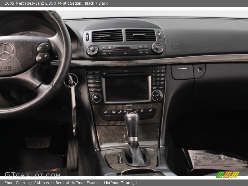 Black / Black 2009 Mercedes-Benz E 350 4Matic Sedan