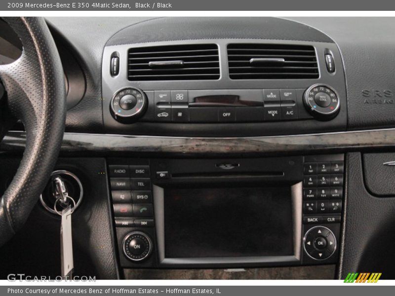 Black / Black 2009 Mercedes-Benz E 350 4Matic Sedan