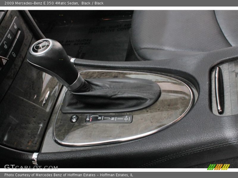 Black / Black 2009 Mercedes-Benz E 350 4Matic Sedan