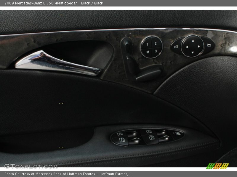 Black / Black 2009 Mercedes-Benz E 350 4Matic Sedan