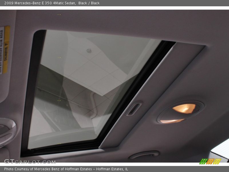 Black / Black 2009 Mercedes-Benz E 350 4Matic Sedan