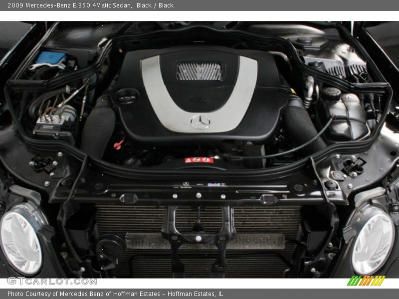 Black / Black 2009 Mercedes-Benz E 350 4Matic Sedan