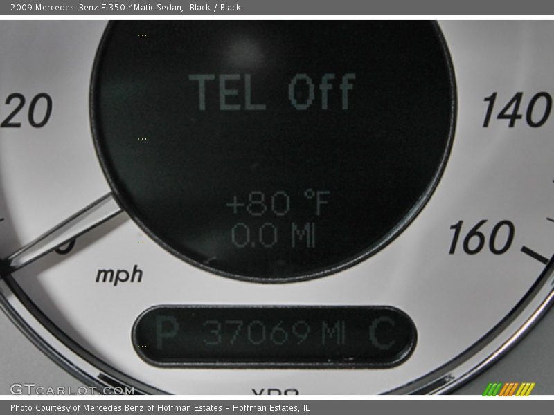 Black / Black 2009 Mercedes-Benz E 350 4Matic Sedan