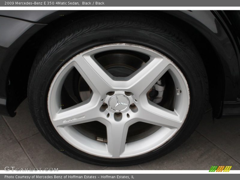 Black / Black 2009 Mercedes-Benz E 350 4Matic Sedan