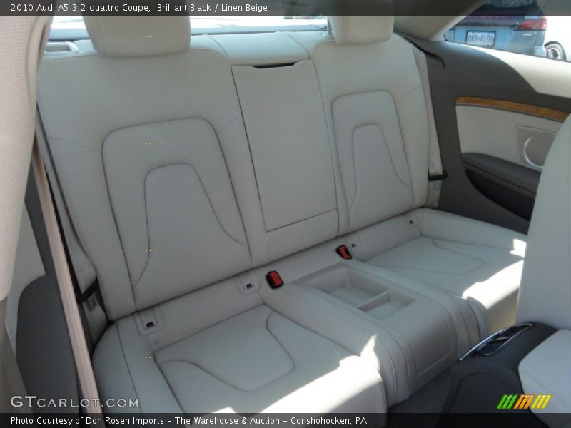 Brilliant Black / Linen Beige 2010 Audi A5 3.2 quattro Coupe