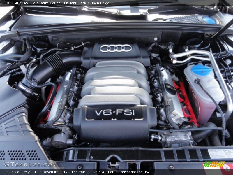  2010 A5 3.2 quattro Coupe Engine - 3.2 Liter FSI DOHC 24-Valve VVT V6